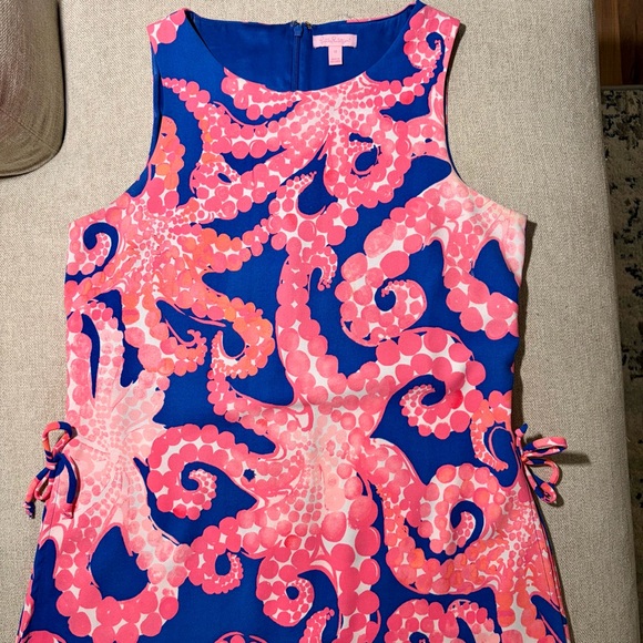 Lilly Pulitzer Sleeveless Octopus Print Romper Dress Size 12 RN 88189 - Picture 7 of 8